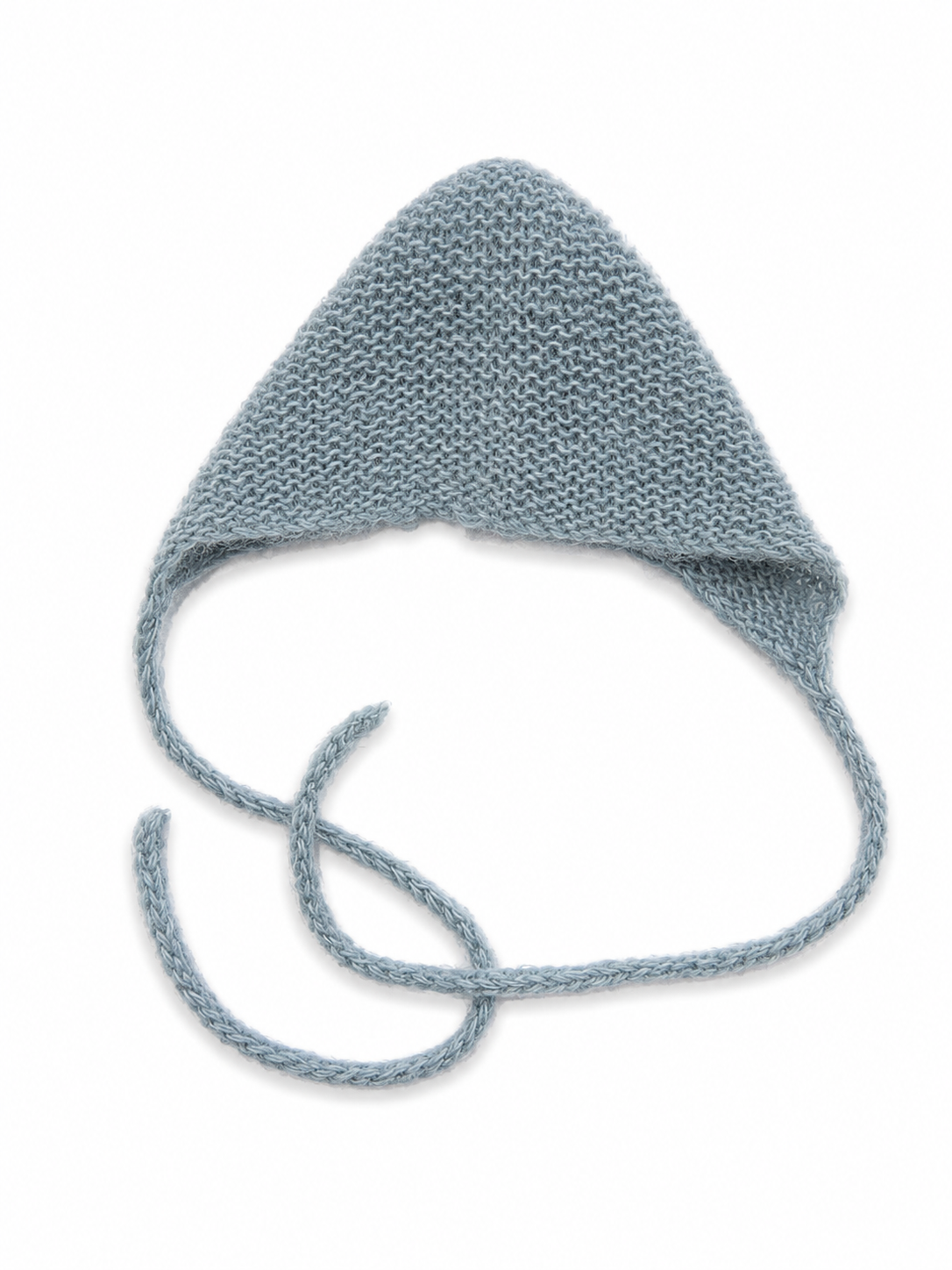 Light Blue Bonnet 0-3 Months 100% Wool