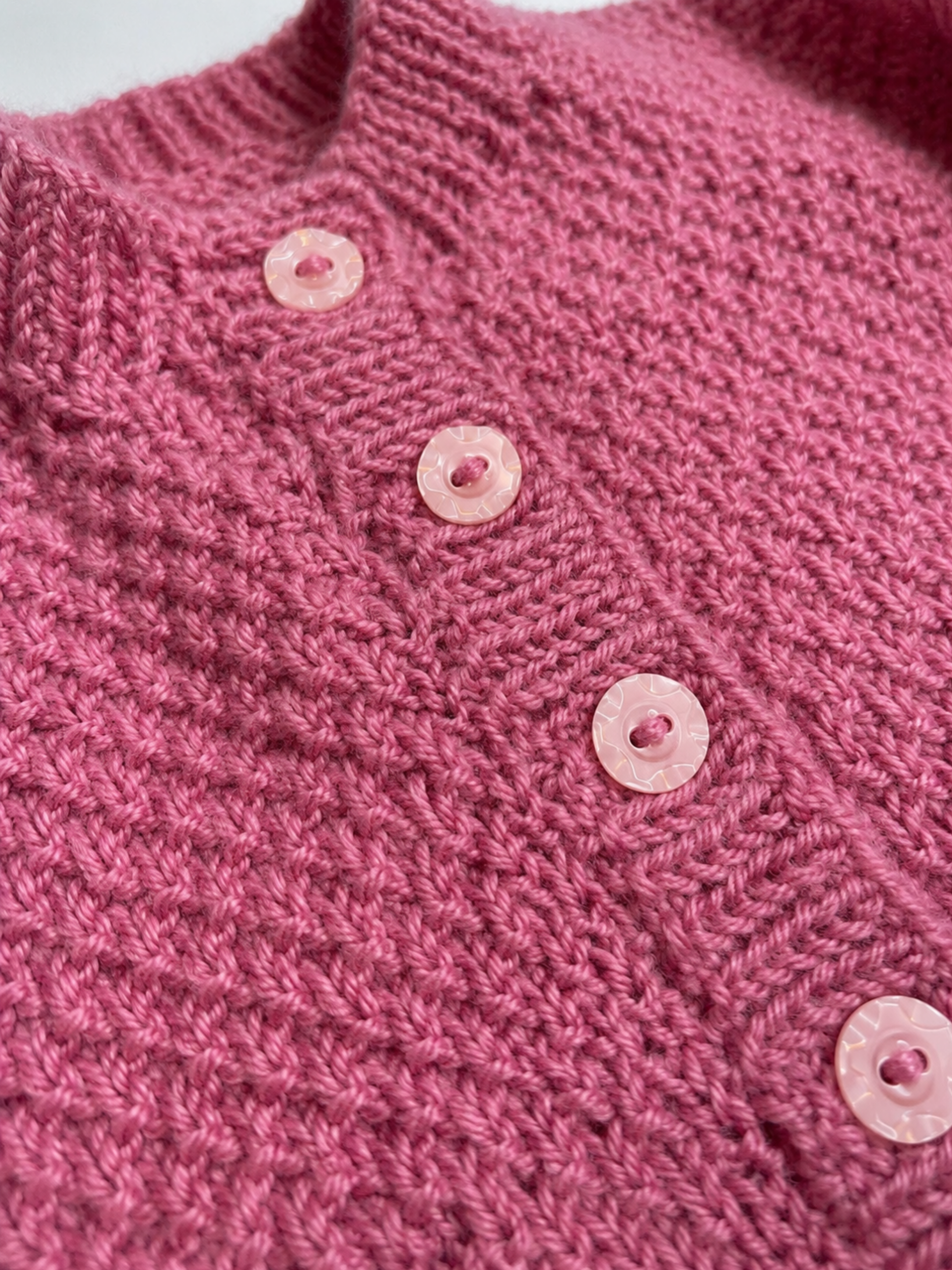 Raspberry Pink Cardigan 0-3 Months