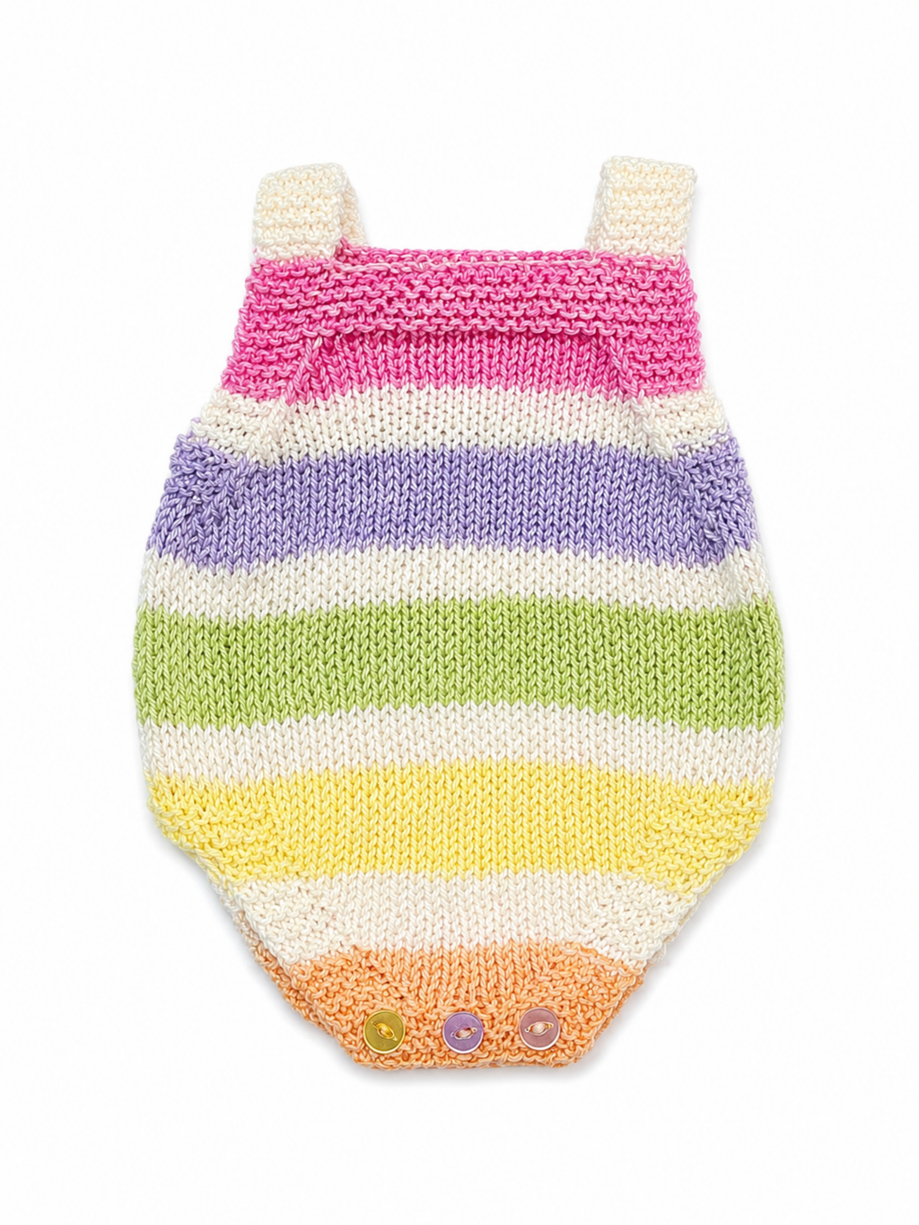 Rainbow Stripe Romper 3-6 Months