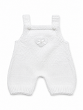 White Shimmer Romper 0-3 Months