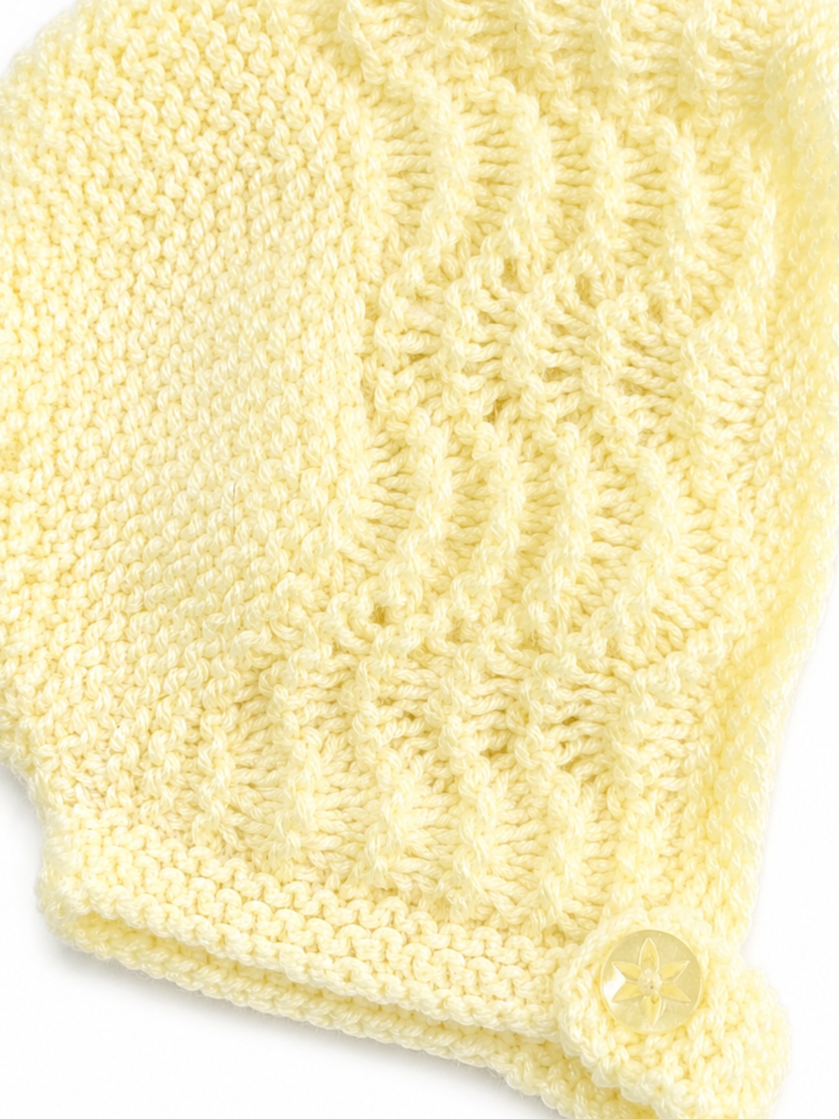 Yellow Bonnet 0-6 Months