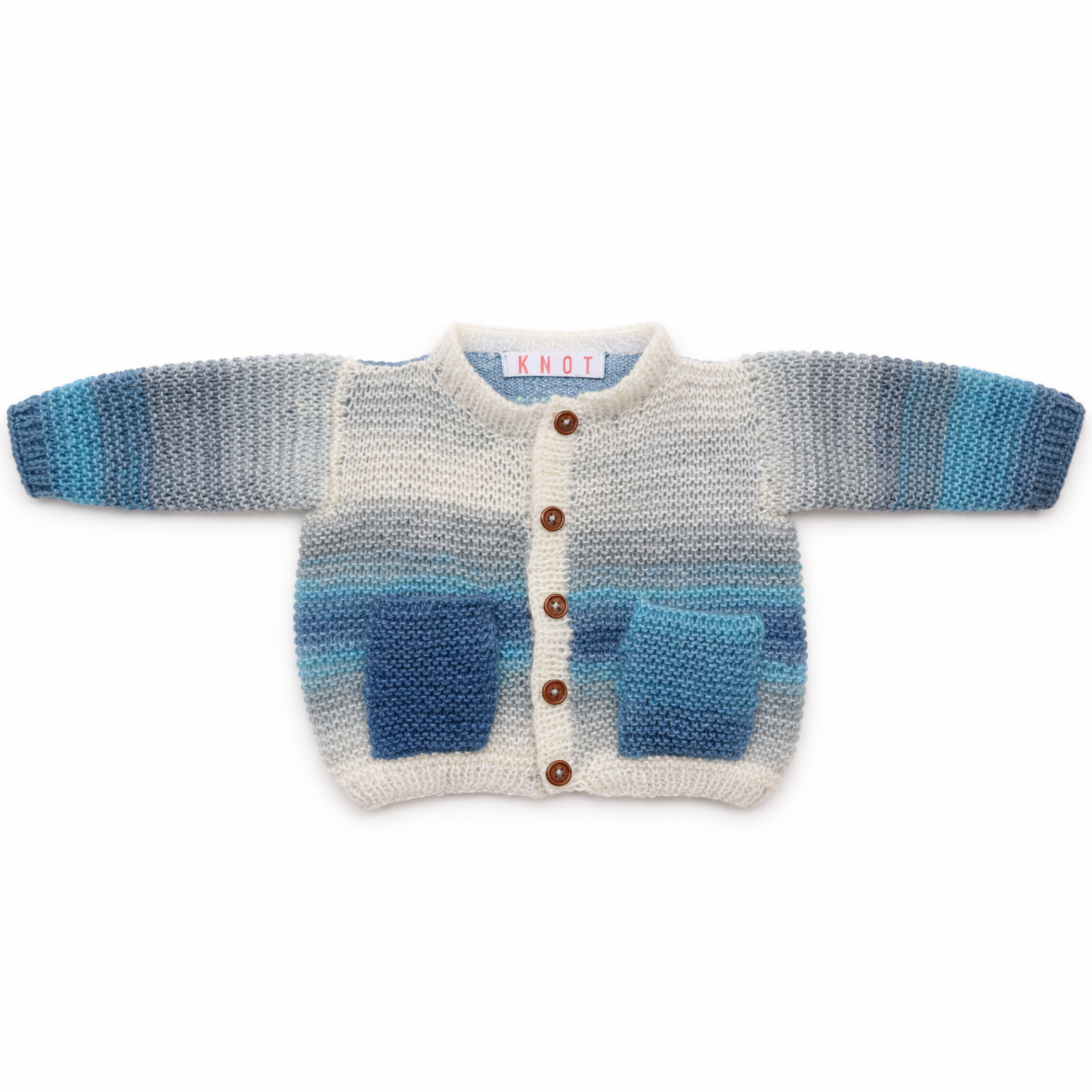 Blue Ombré Cardigan 6-9 Months