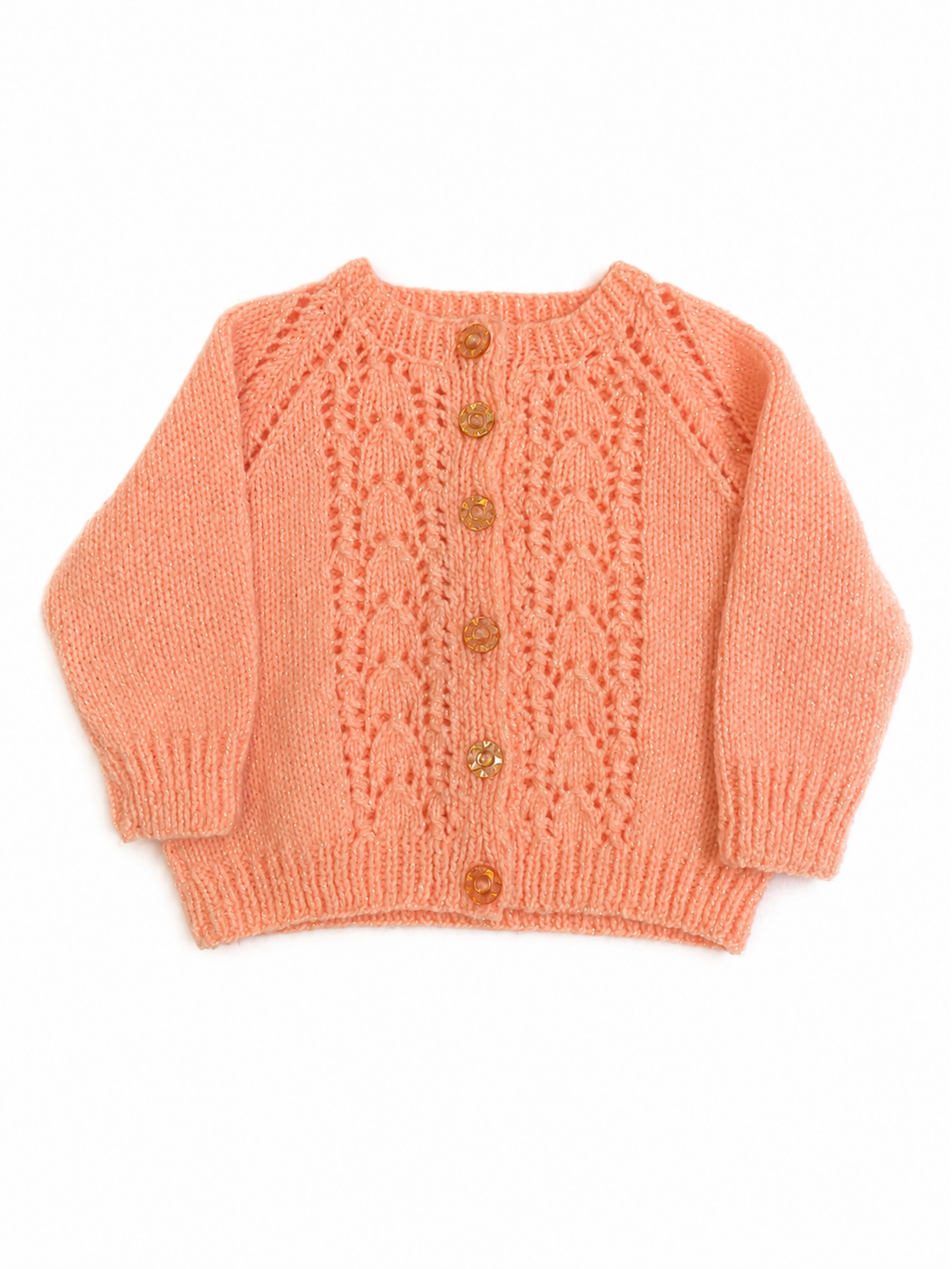Peach Cardigan 2-3 Years