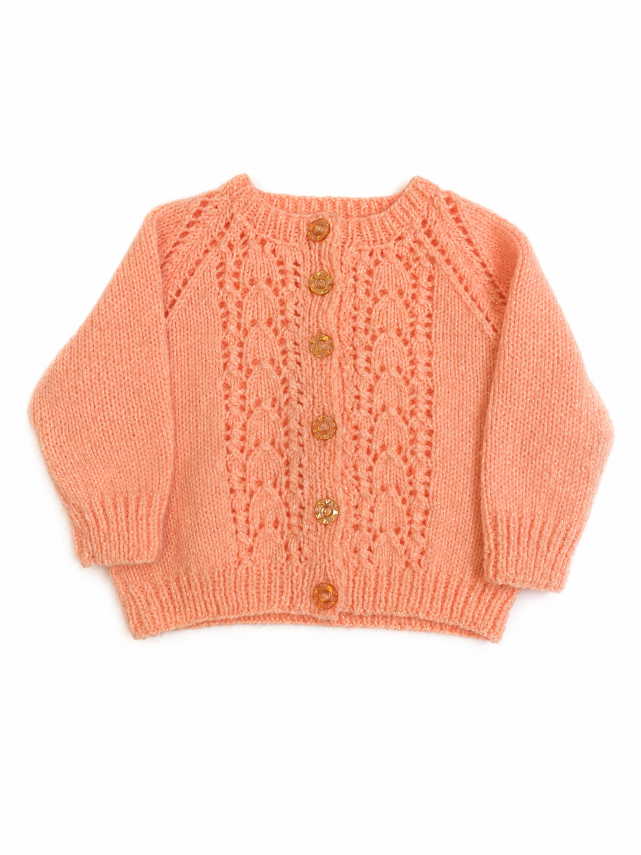 Peach Cardigan 2-3 Years