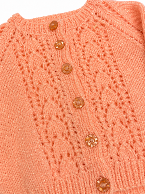 Peach Cardigan 2-3 Years