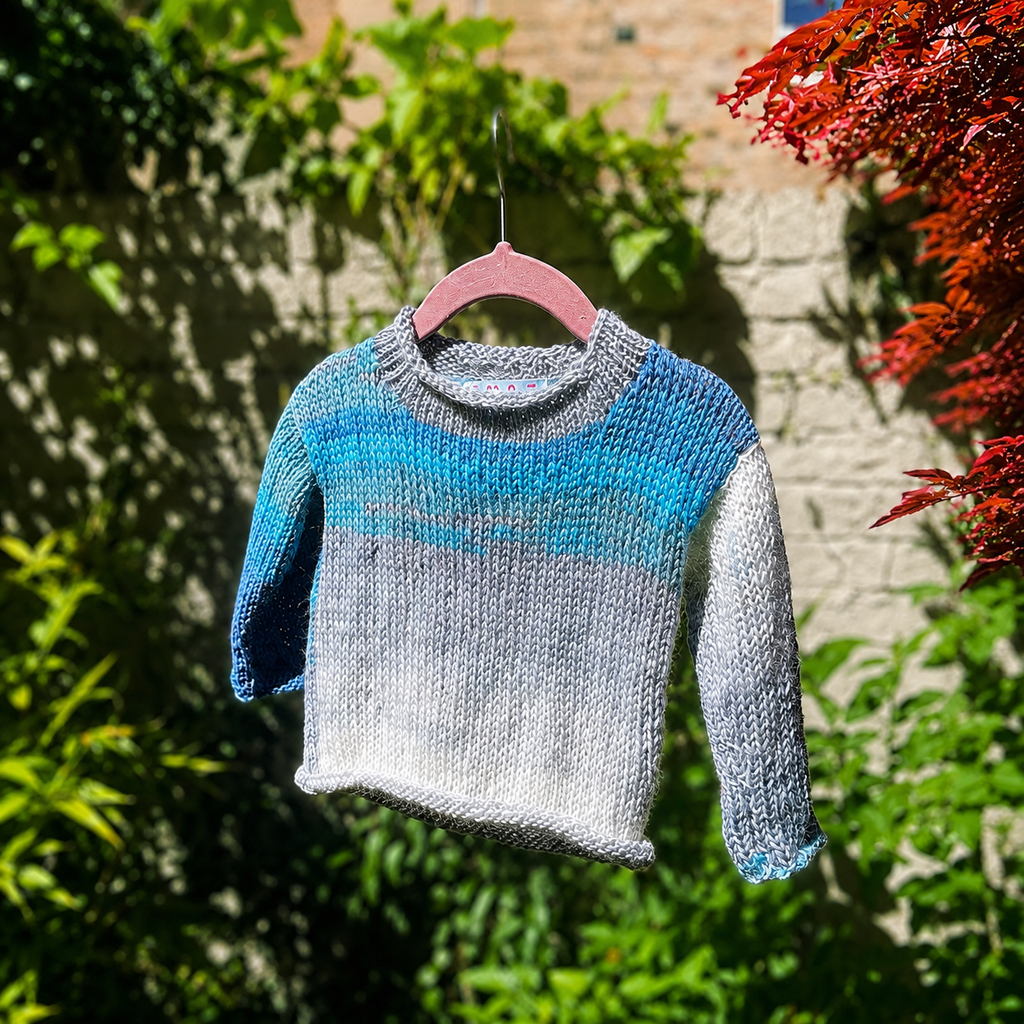 Blue Ombré Jumper 6-9 Months
