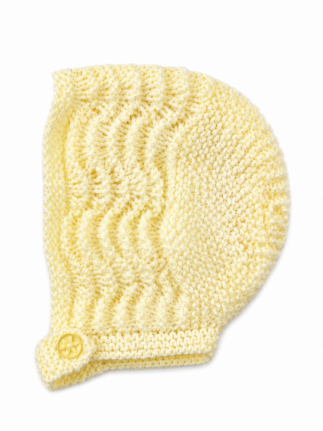 Yellow Bonnet 0-6 Months