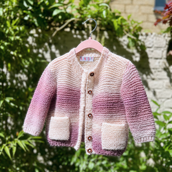 Pink Ombré Cardigan 9-12 Months