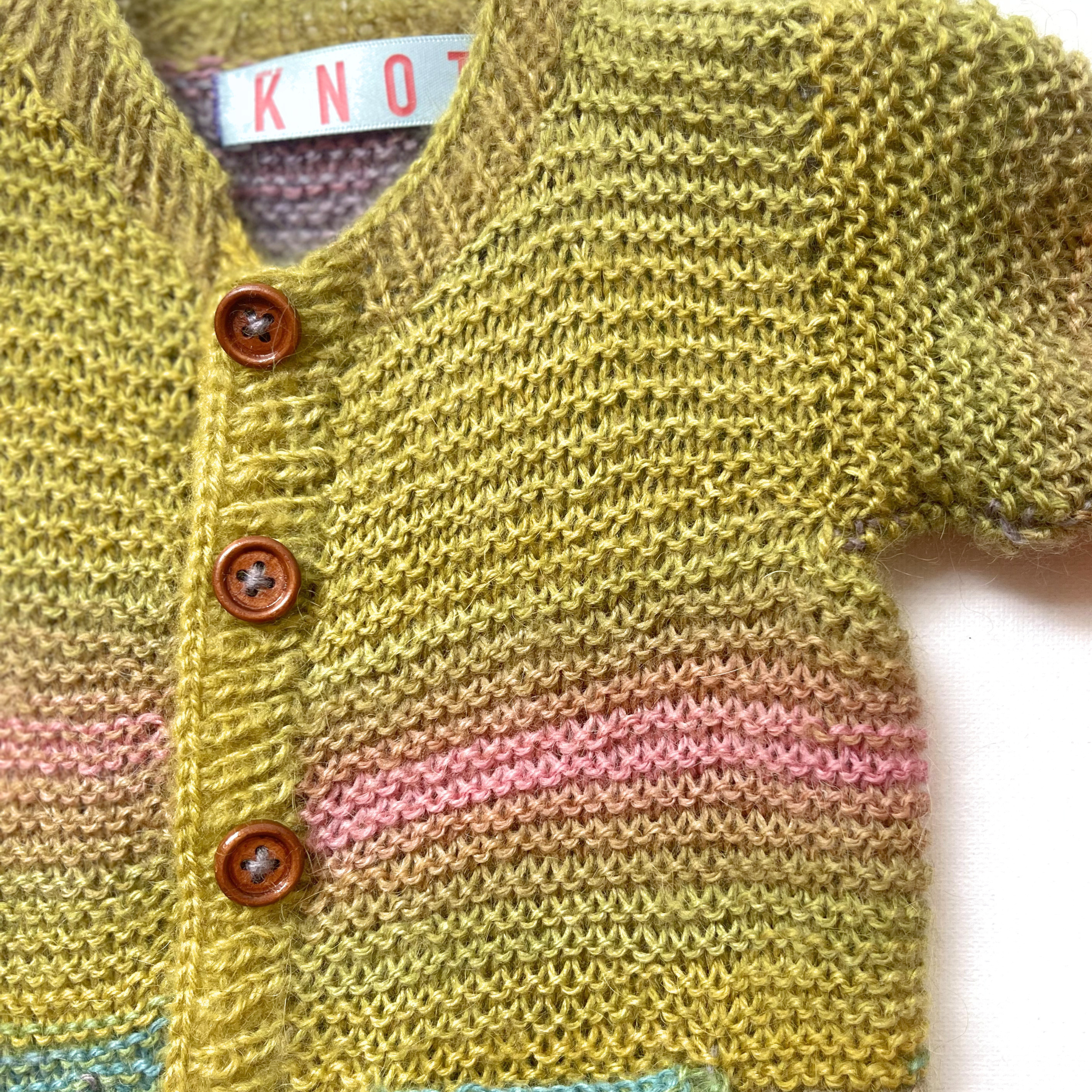 Rainbow Ombré Cardigan 0-3 Months