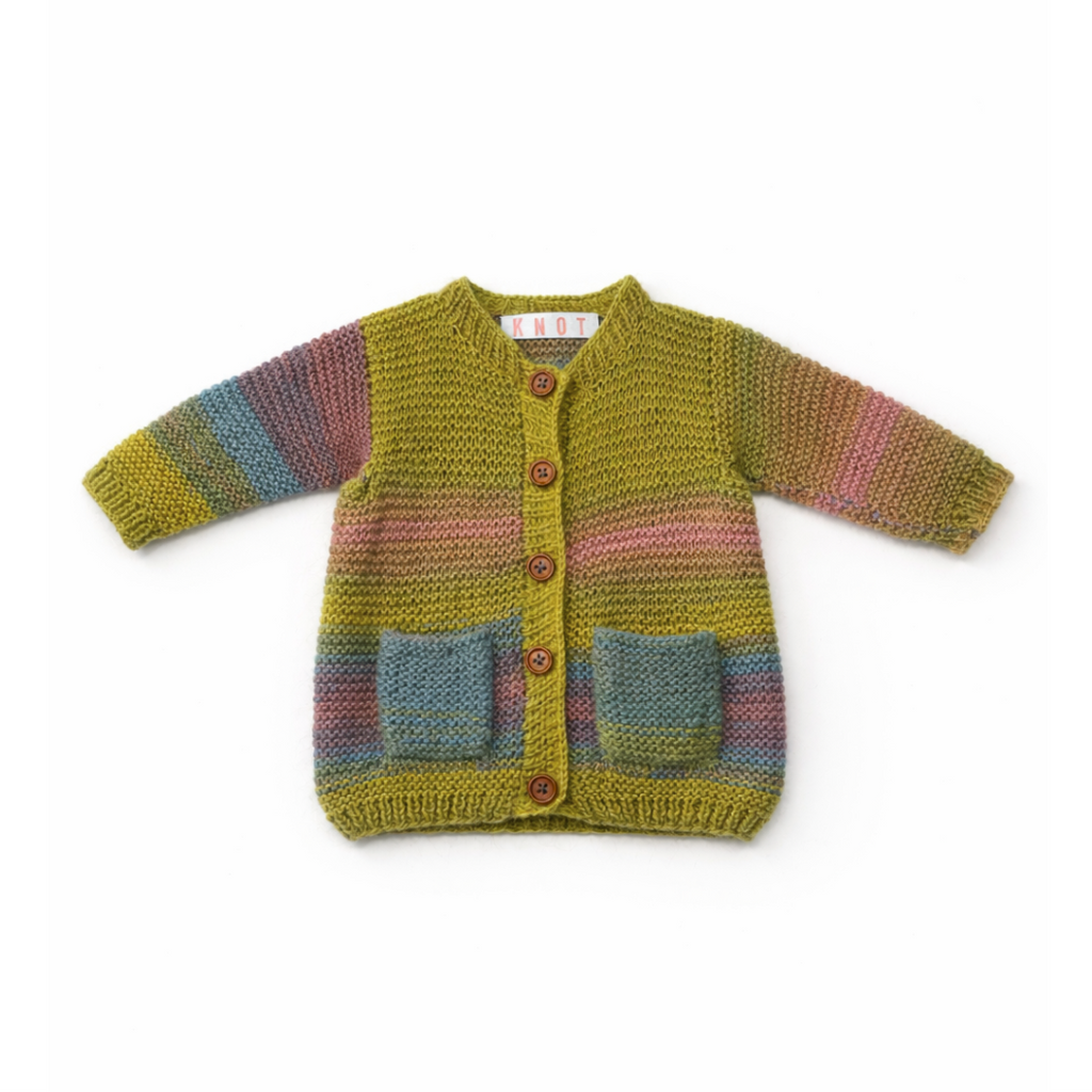 Rainbow Ombré Cardigan 0-3 Months
