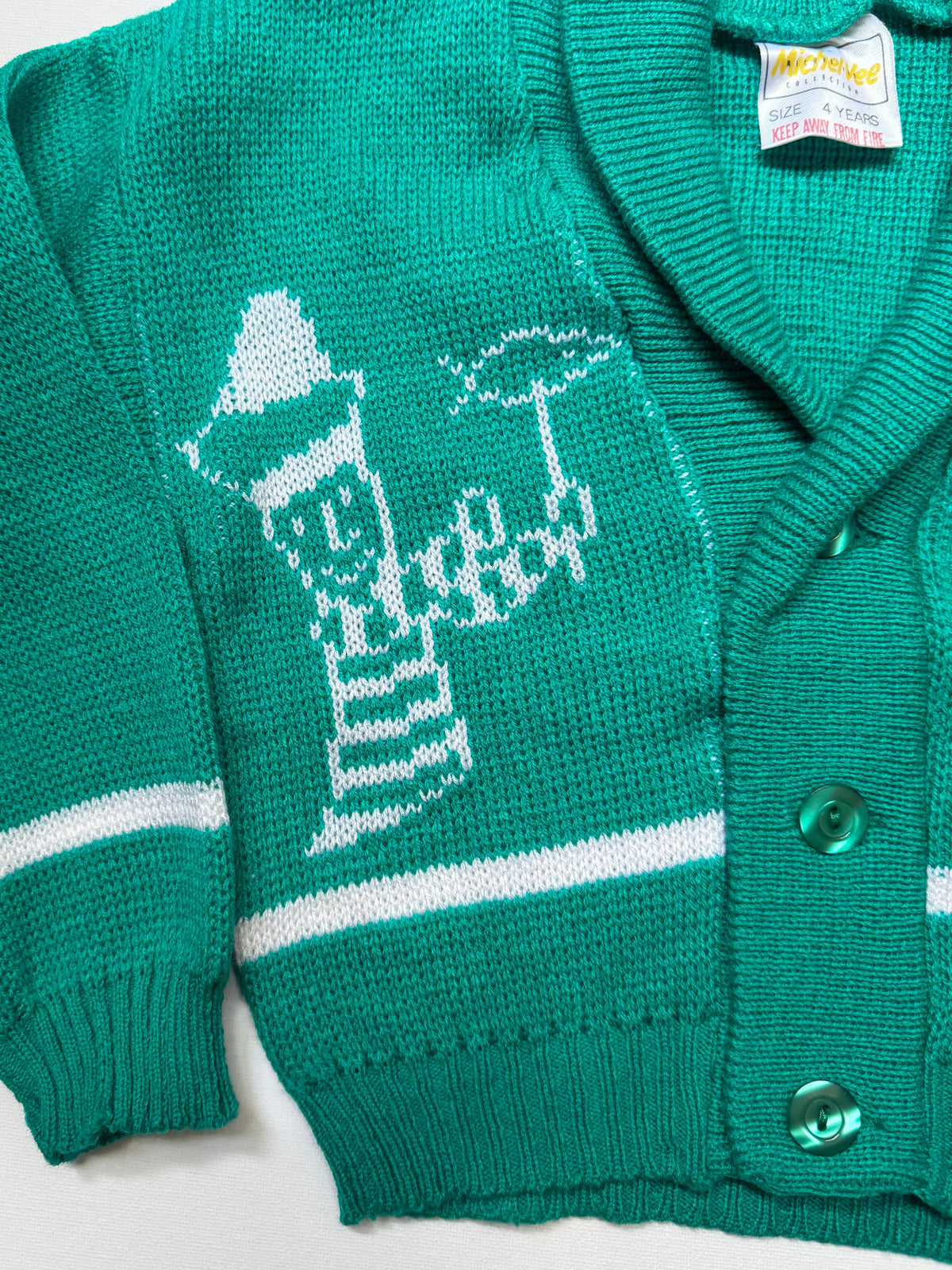 Vintage Fisherman Cardigan 4-5 Years