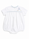 Vintage Deer Embroidered Romper 6-9 Months